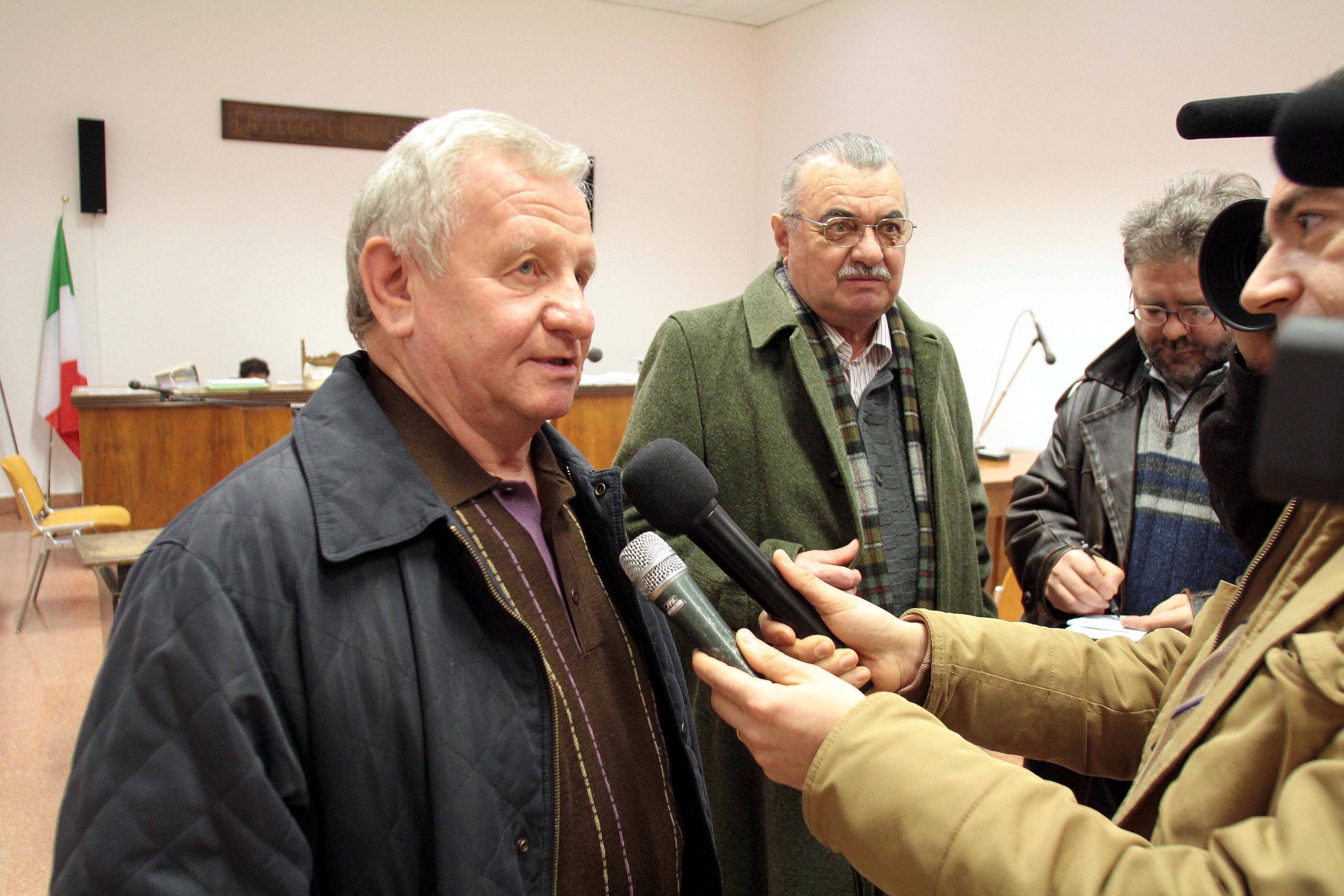 Michele Mantoan e Cipro Mazzoni, i due operai malati, parte civile al processo Solvay