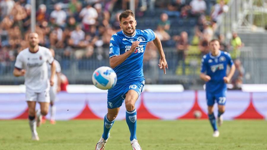 Partita Empoli Bologna, Nedim Bajrami - Foto Carlo Sestini