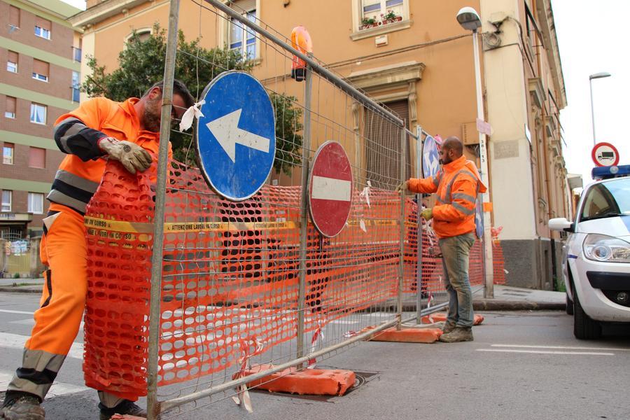 Sassari, viale Trento riapre al traffico