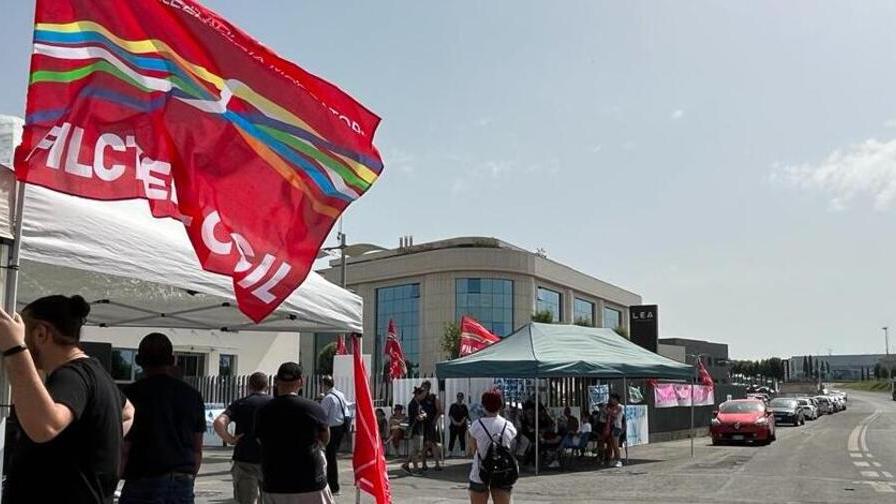 Fiorano «Carichi di lavoro eccessivi, servono assunzioni» Sciopero di otto ore davanti allo stabilimento Lea
