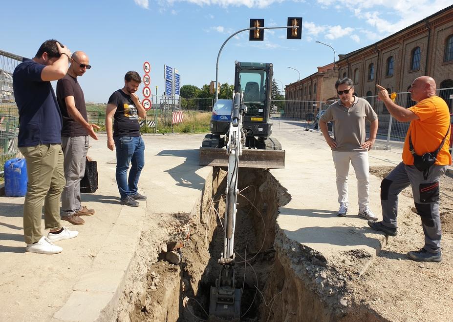 Una notte senz’acqua a Bondeno, non è la siccità bensì Ponte Rana