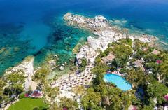 Veduta aerea di una parte dell'Arbatax park resort