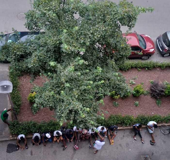 In via Ortigara secchi d’acqua e minacce