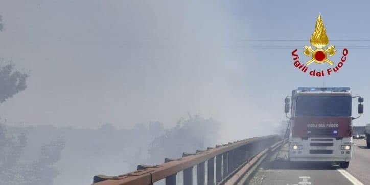 
	L'intervento dei vigili del fuoco

