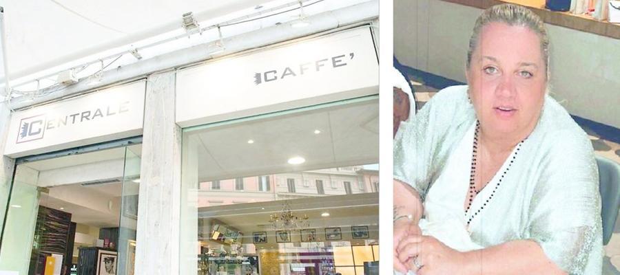 
	Il bar in cui &egrave; avvenuto il salvataggio e, a destra, la donna salvata dal barista&nbsp;


