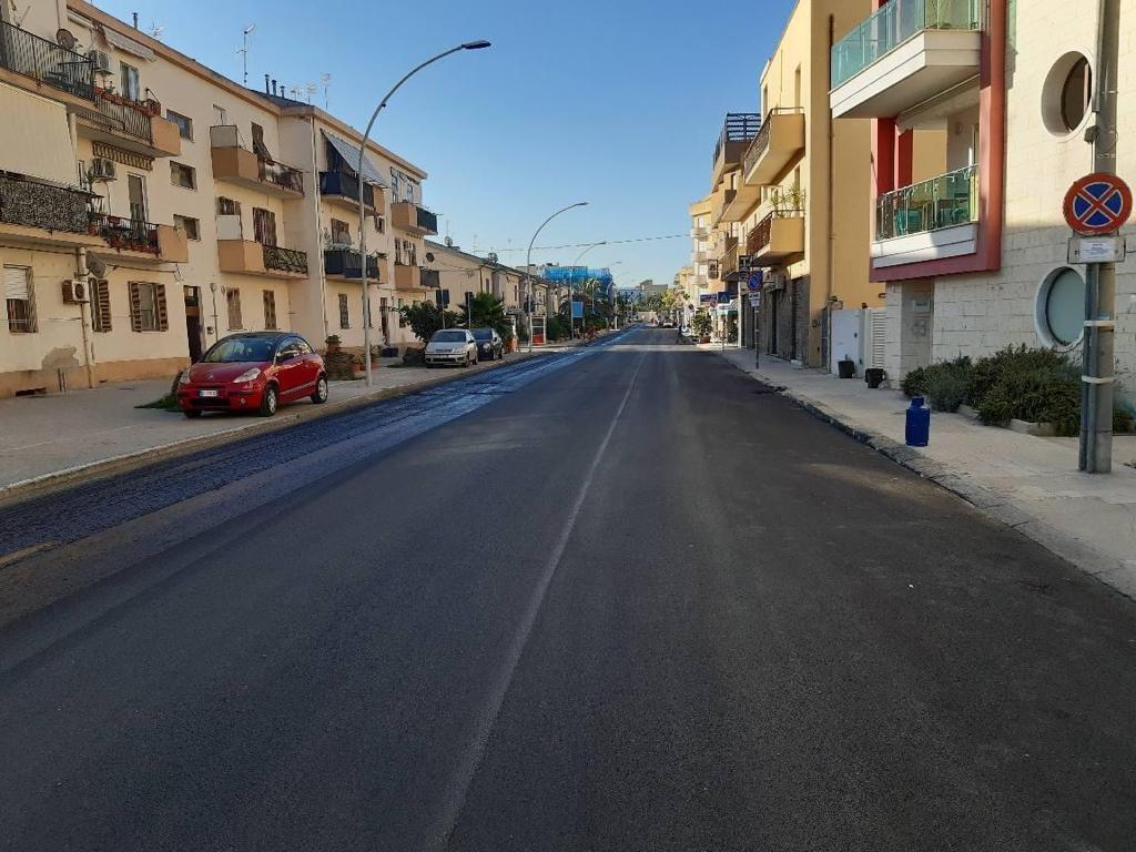 Alghero, nuovo asfalto in via Don Minzoni