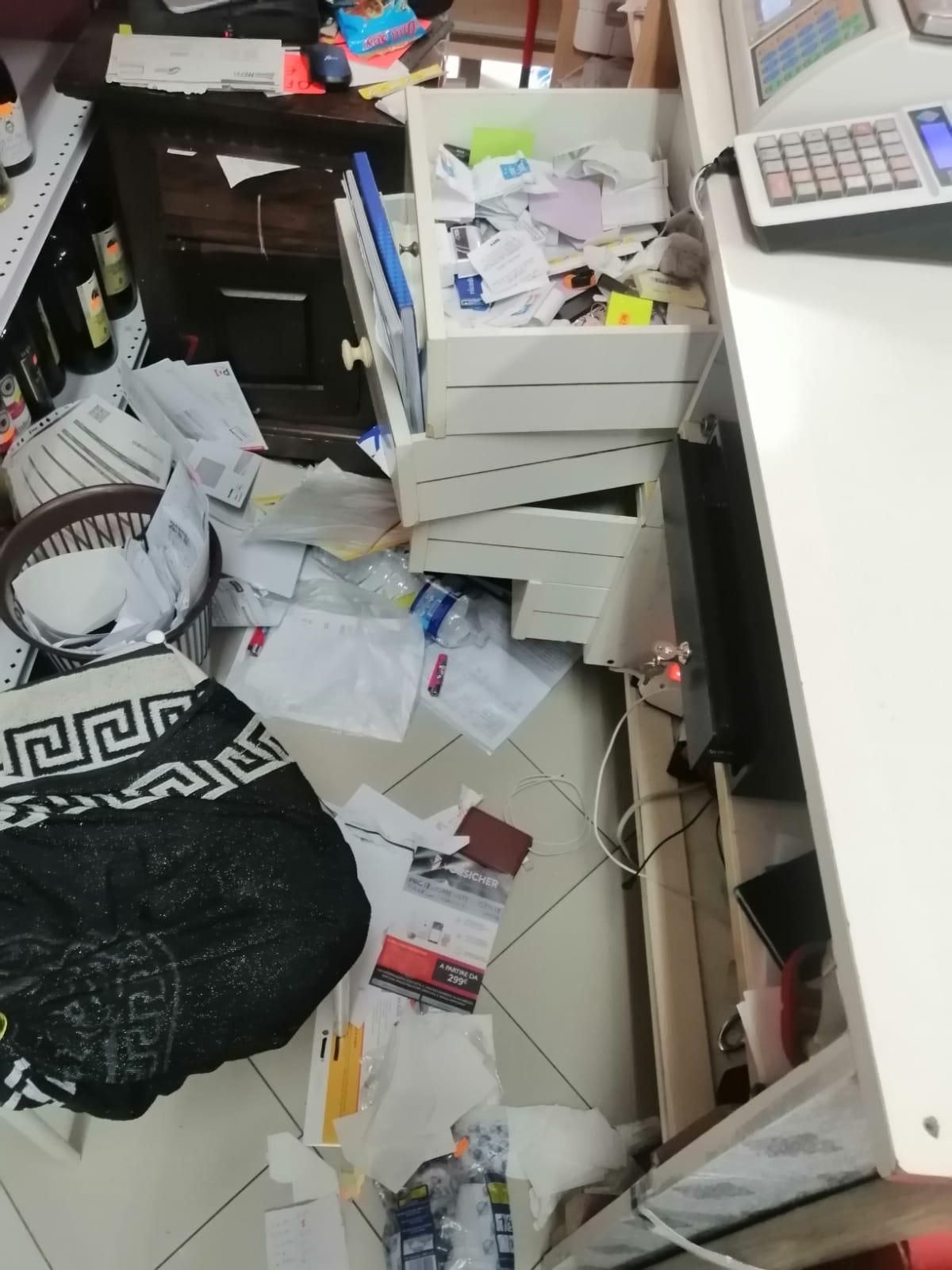 Il negozio in disordine