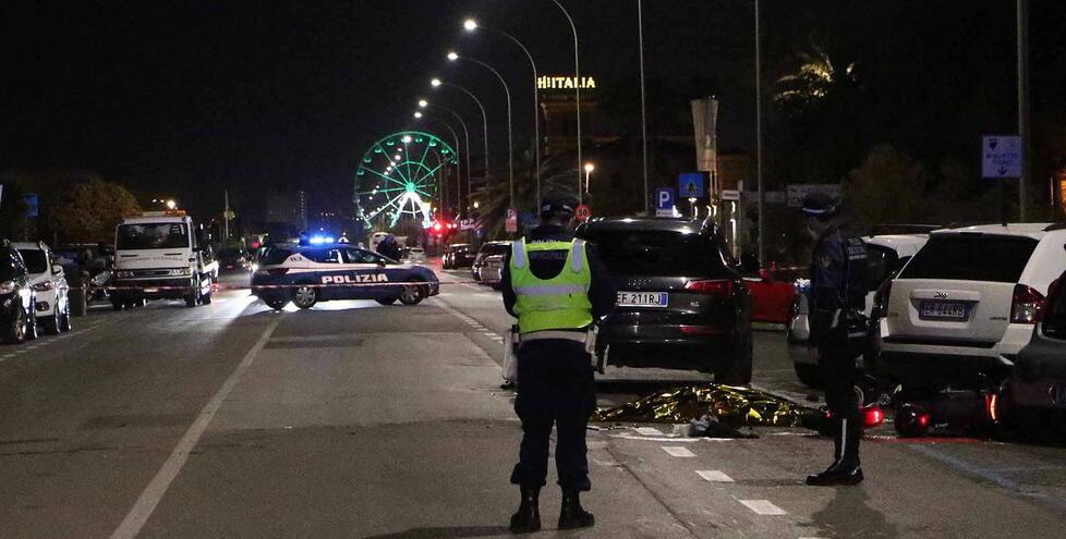 Il luogo dell'incidente: il 14enne si è miracolosamente salvato
