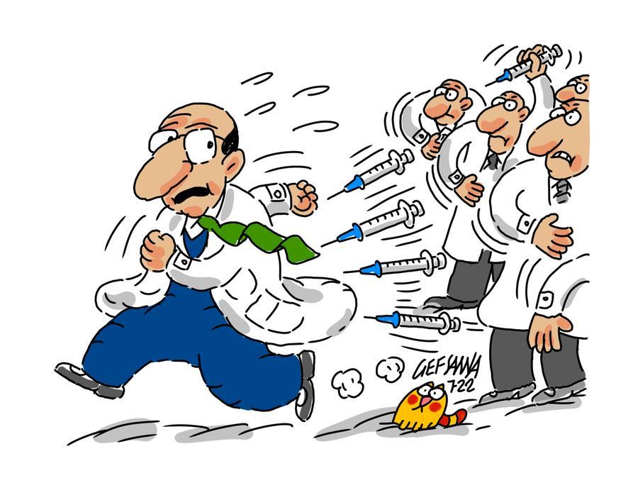 La vignetta di Gef: Intramoenia, scontro fra Nieddu e i medici