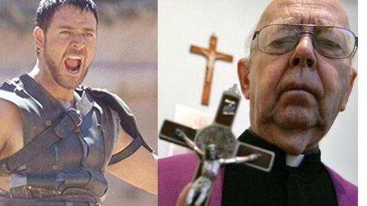 Modena «Esorcista del Papa» Padre Amorth rivive in un film con Russell Crowe 