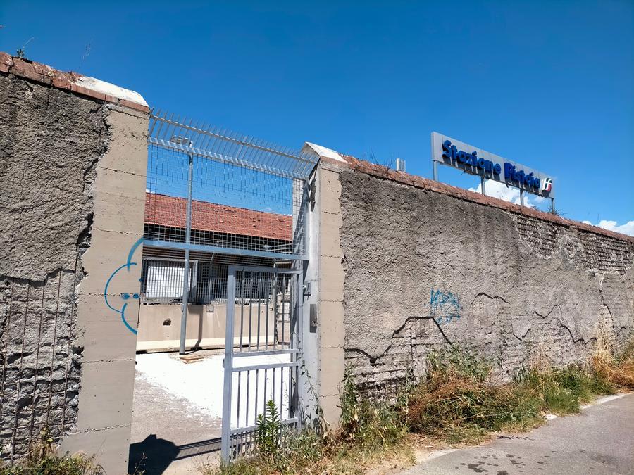 
	L&rsquo;ingresso del passaggio pedonale da via Traversa della Vergine

