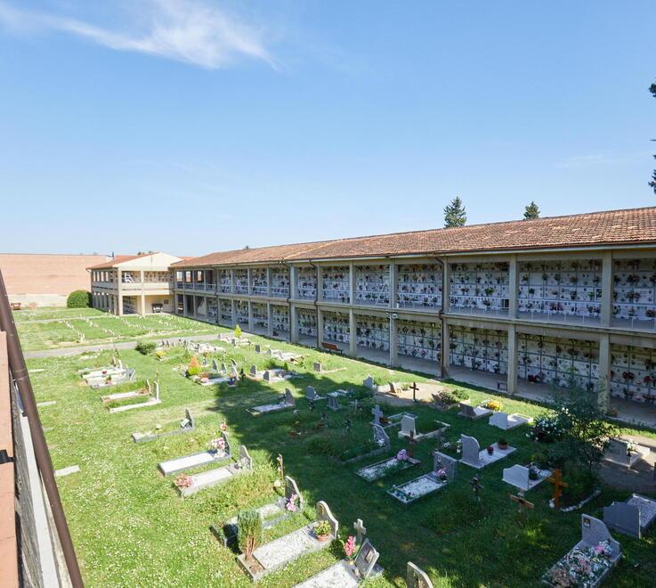 Un’immagine del cimitero dei Cappuccini (foto Autovino)