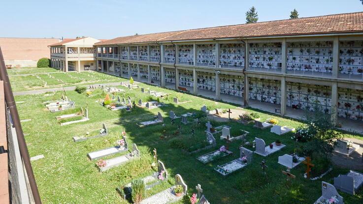 Un’immagine del cimitero dei Cappuccini (foto Autovino)