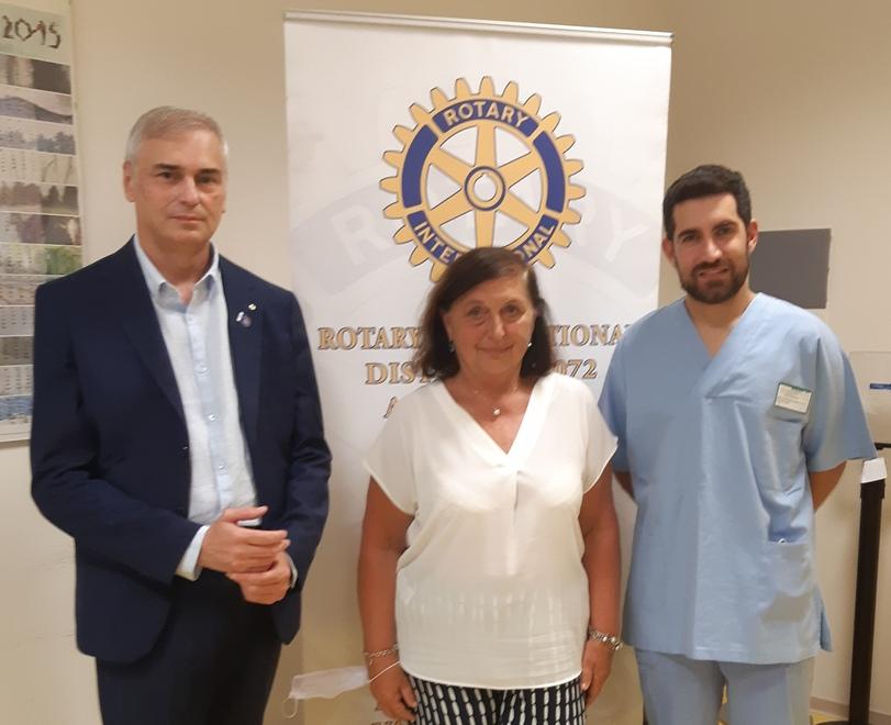Il Rotary dona all’Ausl una nuova sonda ecografica