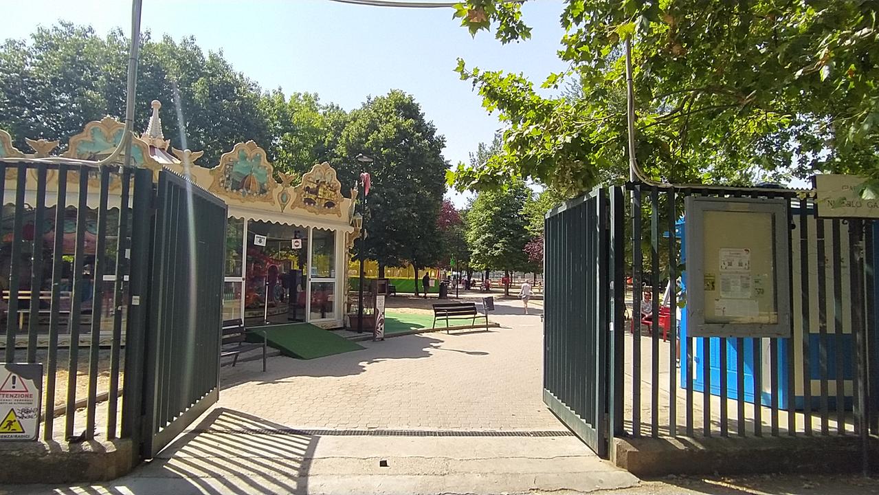 Il parco di viale Fanti nei giardini intitolati a Niccolò Galli