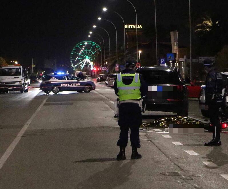 La sera dell’incidente di metà maggio sul lungomare di Marina di Massa