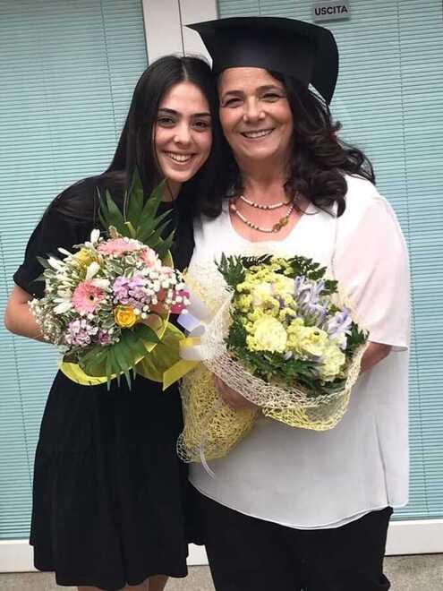 
Mamma 
Angela 
e 
la 
figlia Giulia “mature” nello stesso giorno