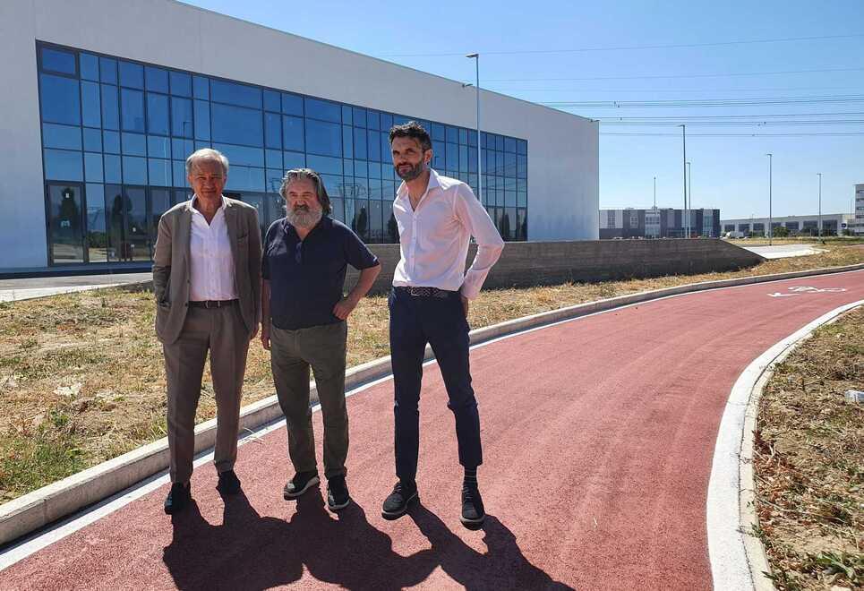 Il sindaco Matteo Biffoni con Patrizio Puggelli e Luca Ceri