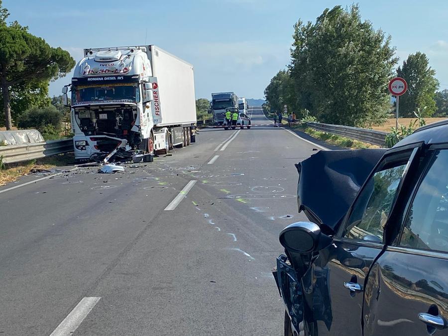 
	Lo scontro mortale a Fucecchio (Foto di Franco Silvi)

