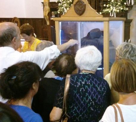 Le reliquie di Padre Pio alla chiesa dei Cappuccini 