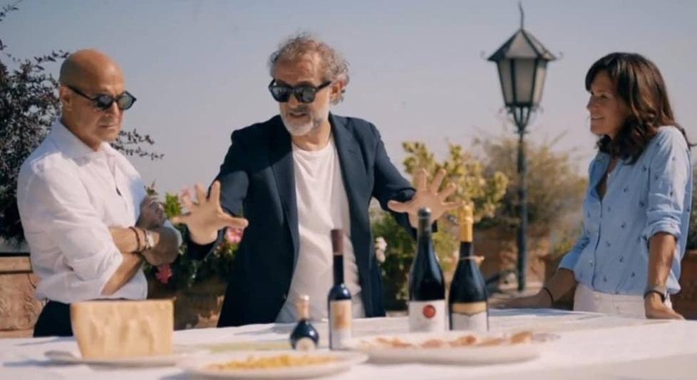 Chef Bottura e l'amico Stanley "Felice di aver guidato Tucci nel Modenese. Se mai faranno un film sulla mia vita vorrei lui nei miei panni"