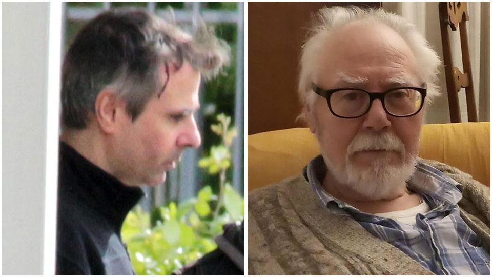 Stefano Castellari e a destra il padre, il medico pediatra Roberto Castellari