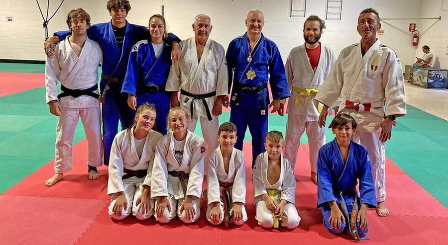 Gli atleti del Judo Rosignano
