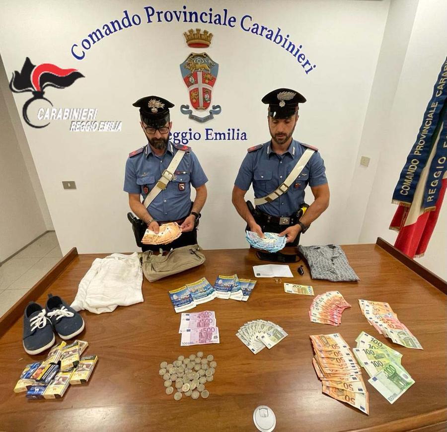Colpo al Credem, i carabinieri arrestano il rapinatore a tempo di record