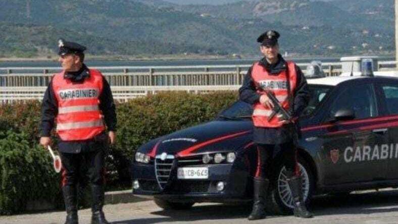 Una pattuglia dei carabinieri di Orbetello
