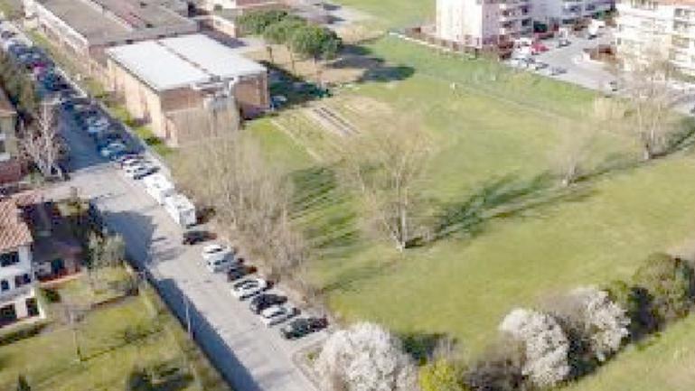 L’area dove verrà costruita la scuola di Pontorme