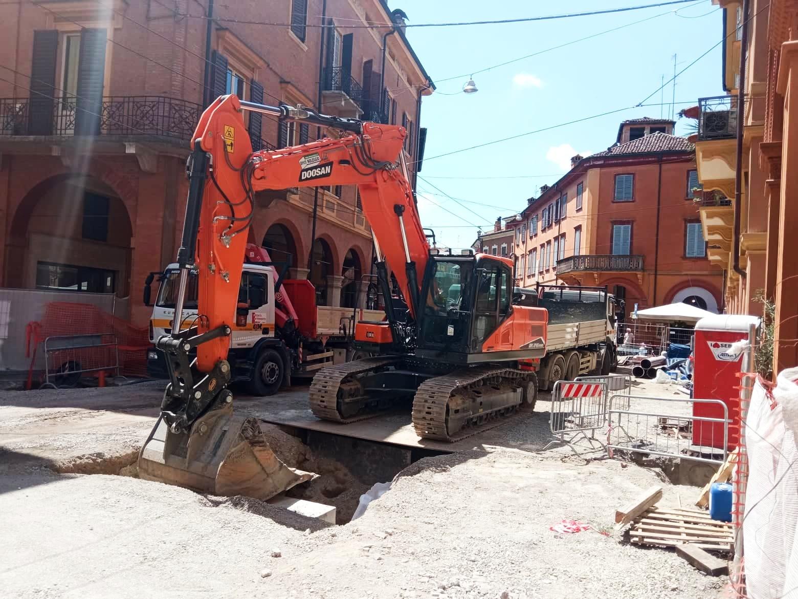 Modena Corso Canalchiaro: il cantiere si estende e chiuderà l’accesso a via dei Servi 