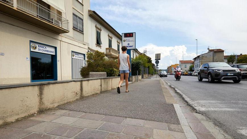 Via dei Cappuccino dove il 22enne è stato trovato dai carabinieri