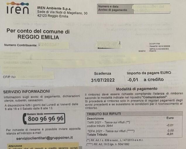 Rifiuti, dopo la bolletta a credito arriva subito quella ben più salata