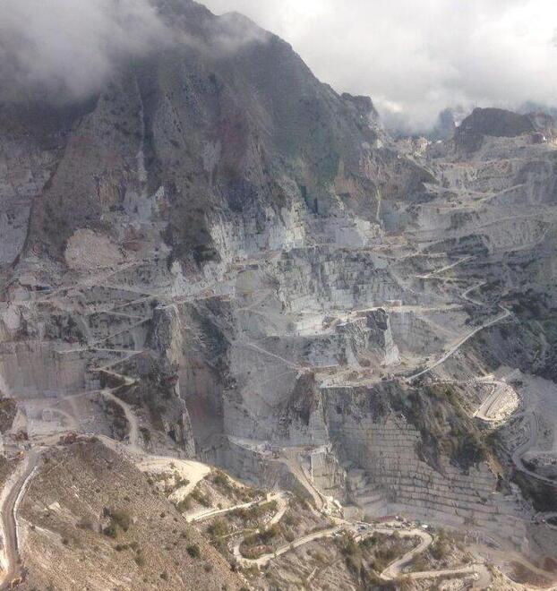 Uno scorcio delle cave