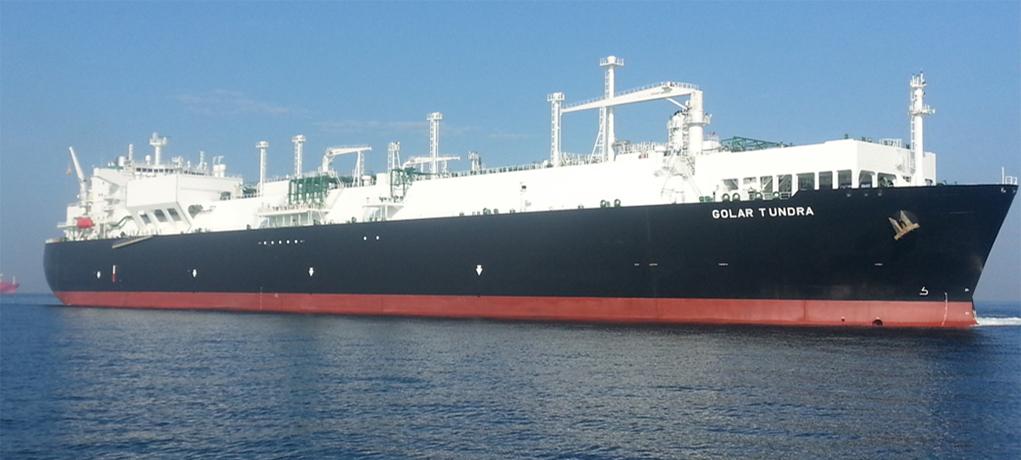 La nave rigassificatrice Golar Tundra
