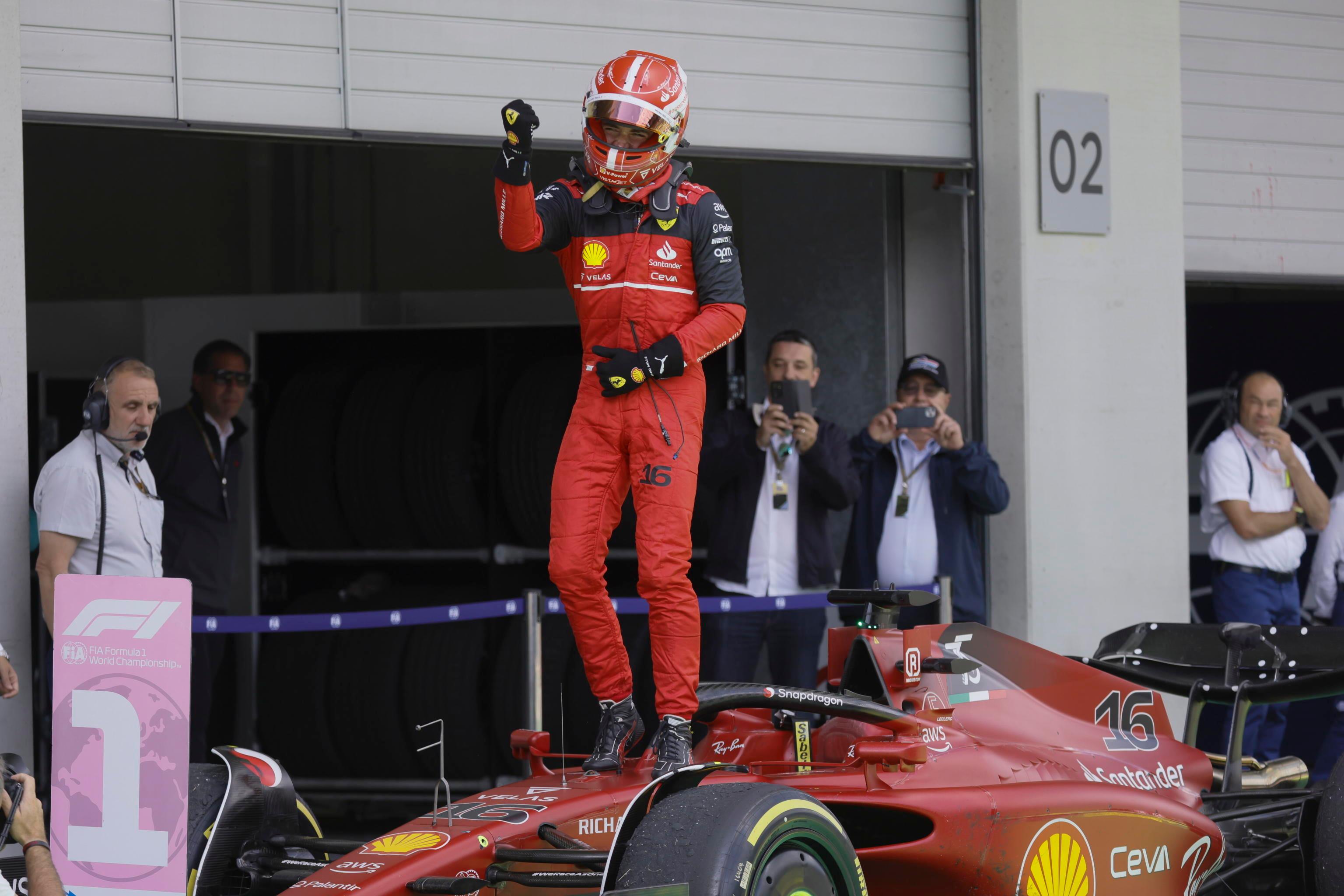 Leclerc e la gioia del ferrarist
