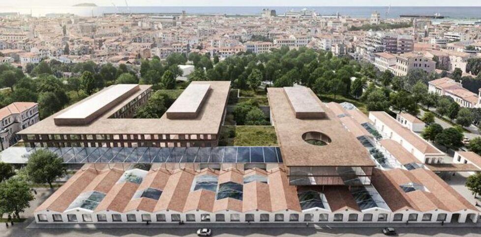 Il rendering del nuovo ospedale in via della Meridiana