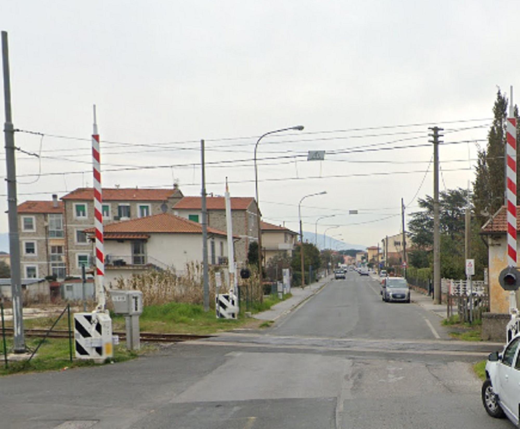 Il punto esatto dove è avvenuto il furto con strappo