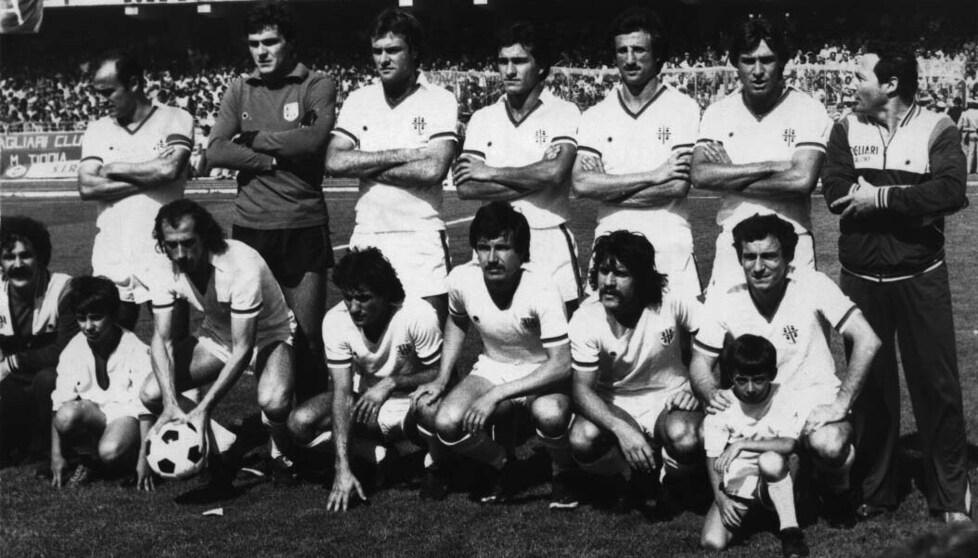 Una formazione del 1978/79: Brugnera, Corti, Roffi, Ciampoli, Marchetti, il massaggiatore Duri. Accosciati, il massaggiatore Masci, Casagrande, Longobucco, Piras, Gattelli, Lamagni. Fra i titolari mancano Quagliozzi e Canestrari
