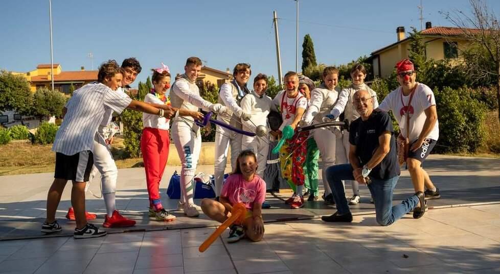 Il progetto di scherma      “Stoccate di  amicizia” presentato alla Polisportiva Il Fiorino 