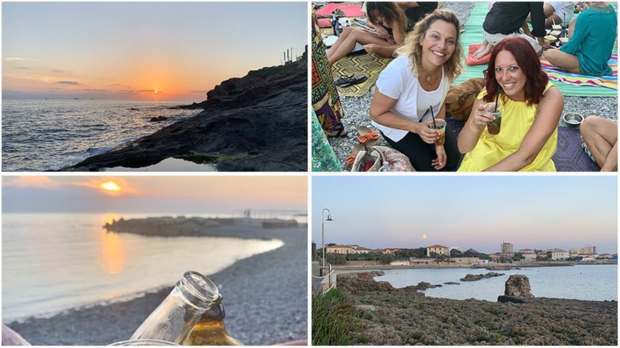 «Luna, tramonto, mare, aperitivi, vivo Livorno col sorriso»