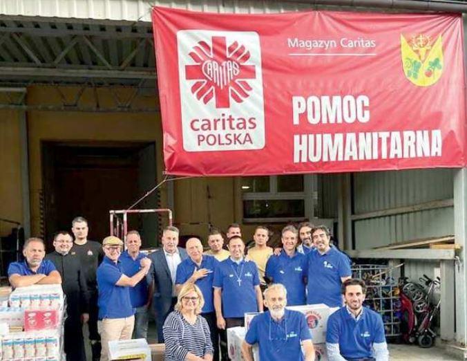 Viaggio in aiuto del popolo ucraino dopo il conceto al campo Brunner