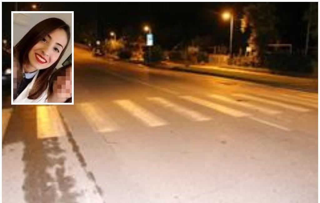 Il luogo dell’incidente nel riquadro Michela Sotgia