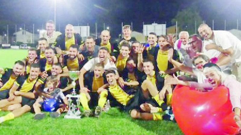 L'esultanza finale del Varignano