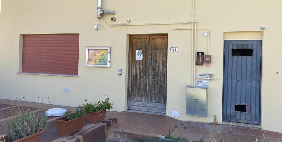 L’ingresso del centro diurno a Vada