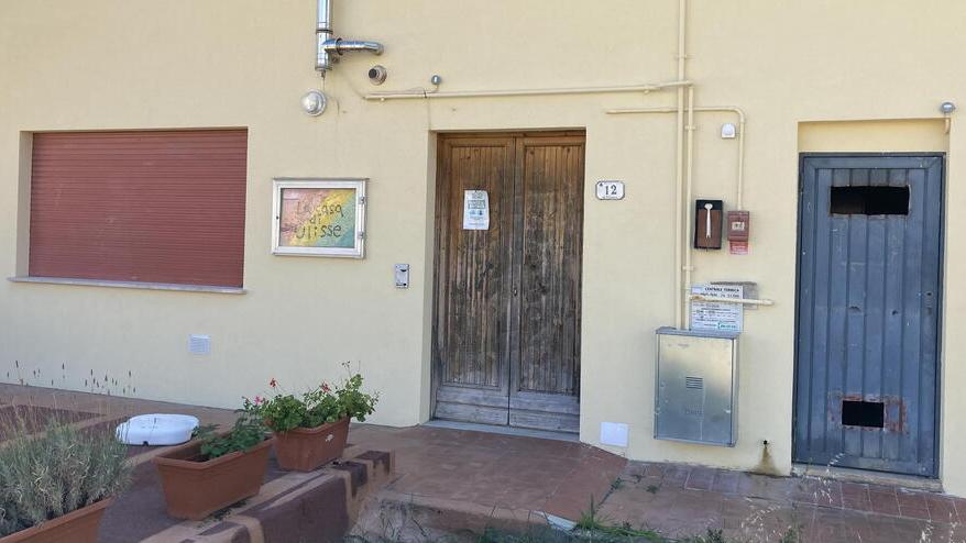 L’ingresso del centro diurno a Vada