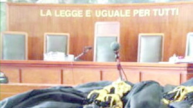Un’aula di tribunale (foto d’archivio)