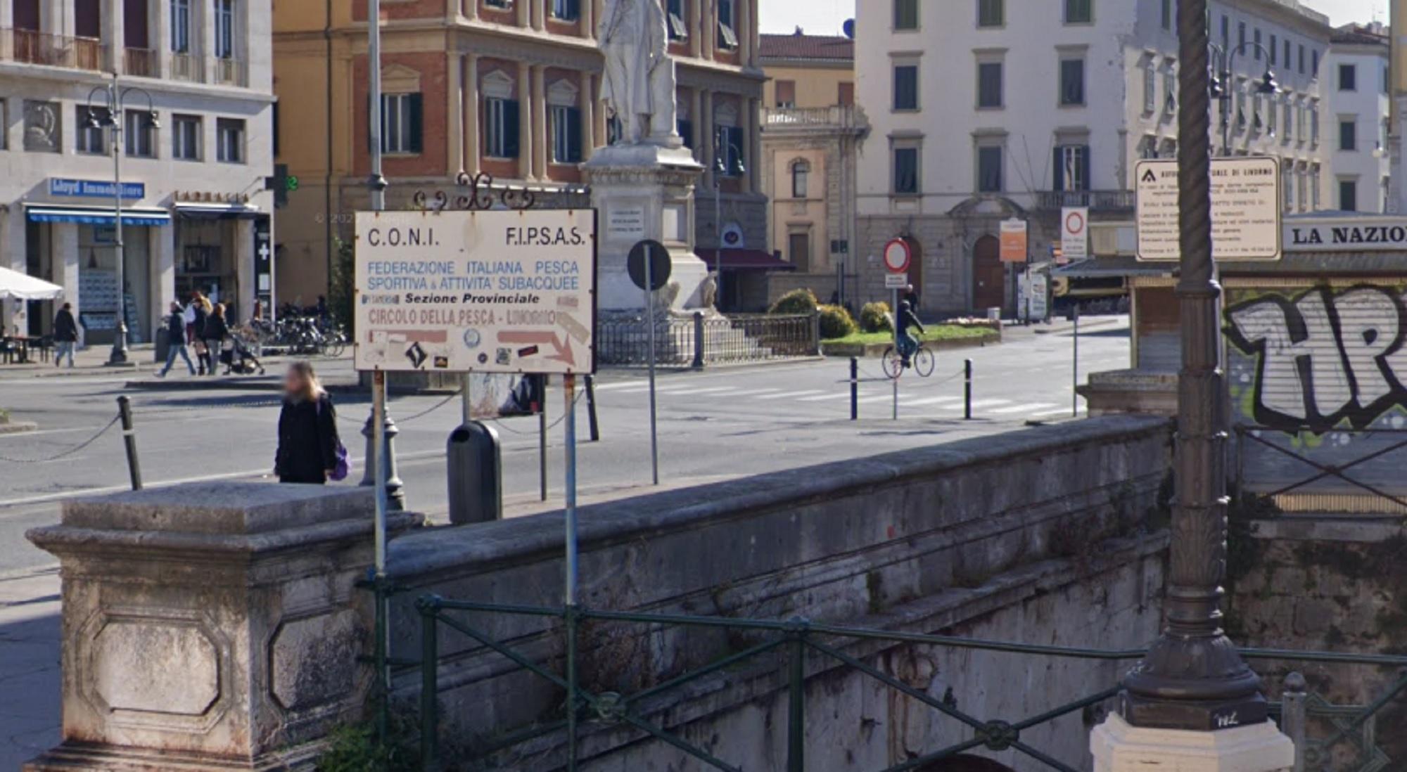 La discesa che porta al circolo della pesca