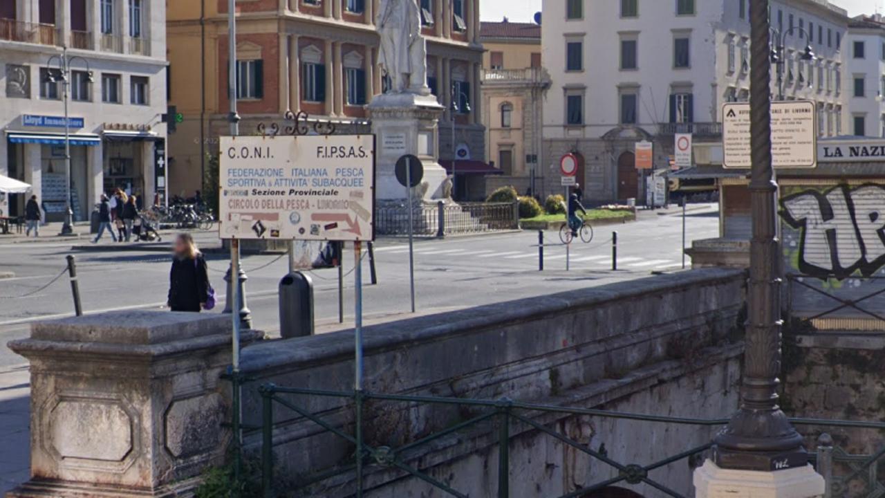 La discesa che porta al circolo della pesca
