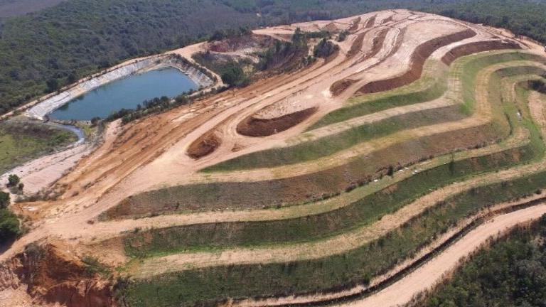 L’ex cava di Poggio Speranzona, a Montioni